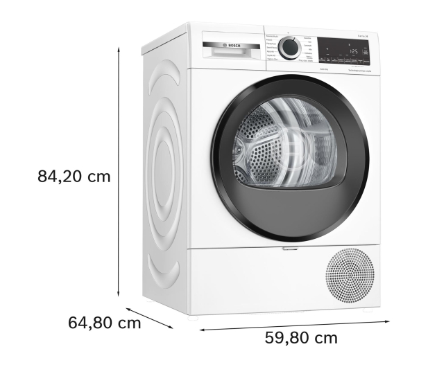 Suszarka Bosch Serie 6 WQG243DKPL 9 kg z pompą ciepła AutoDry EasyClean Filter Program Super 40’ - 1323598 - zdjęcie 4